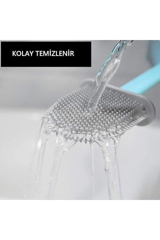 Slikon Klozet Fırçası Beyaz Nv2022 Çok Renkli