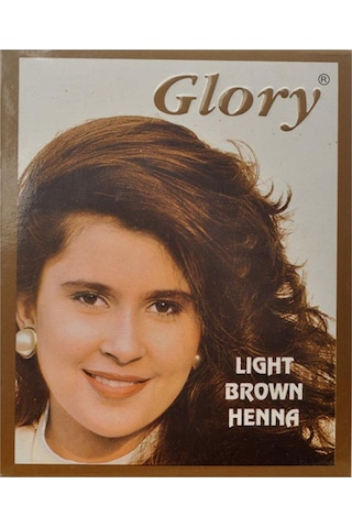 Glory Glory Açık Kahverengi Hint Kınası (Light Brown Henna) 10 Gr