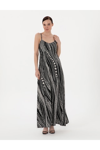 Pierre Cardin Kadın Siyah Elbise Dokuma 50301029-vr046 Siyah