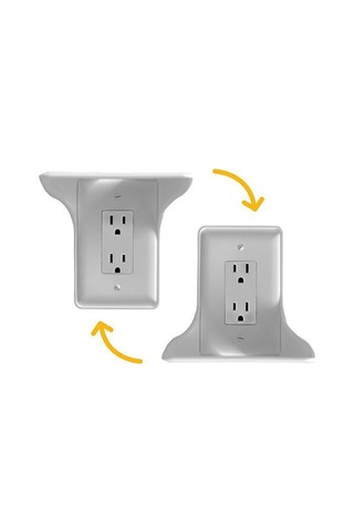 Mufunye Ev, Mutfak, Otel İçin Taşınabilir, Delik Açmayan Soket Tutucu, Konfor Ve Kolay Kullanım Sağlayan Beyaz A Modeli Beyaz