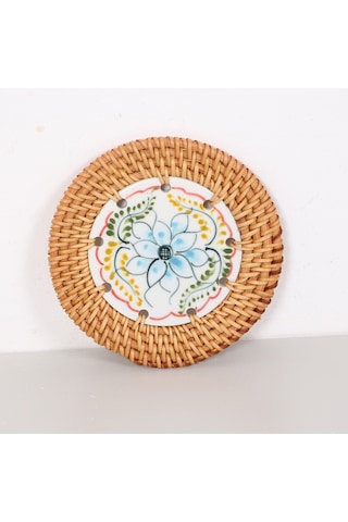 Rattan Çerçeveli 12 Cm. Nihale & Masa Veya Duvar Dekoru Diğer Rattan Çerçeveli 12 Cm. Nihale & Masa Veya Duvar Dekoru Diğer