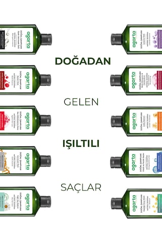 Agarta Doğal Saç Dökülmesine Karşı Siyah Sarımsaklı Şampuan 400 Ml