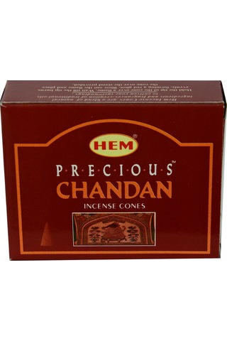 Hem Chandan Değerli Mistik Kokulu 10 Konik Tütsü Precious Chandan