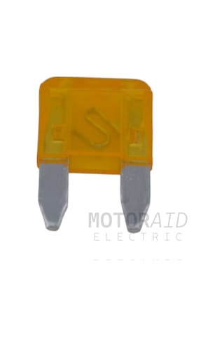 100 Adet 5a Turuncu Mini Oto Bıçak Sigorta 12v - 32v Dc 5