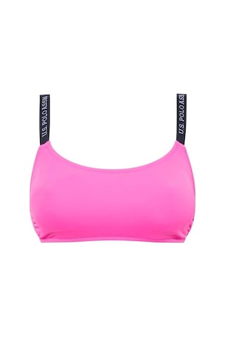 U.S. Polo Assn. Kadın Pembe İnce Askılı Bikini Üst 21502