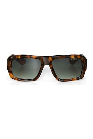 Seletti X Okkia Kansas Yeşil Gradyan Güneş Gözlüğü Leopar