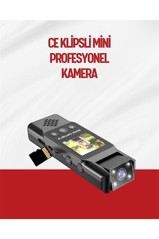 Hareket Algılayıcılı Taşınabilir Mini Kamera - 3mp Fotoğraf Düşük Güç Tüketimi