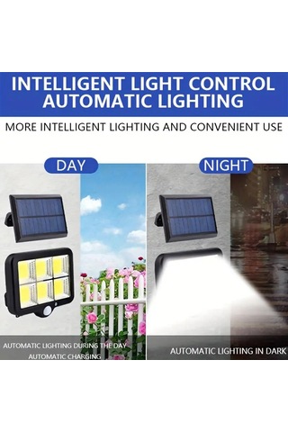 Mrs Solar Hb-600 Model 120 Cob Led Solar Panel Güneş Enerjili 3 M