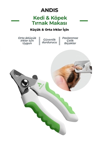 Andis Kedi Köpek Tırnak Makası Küçük Ve Orta Irk Köpek Ve Kediler İçin