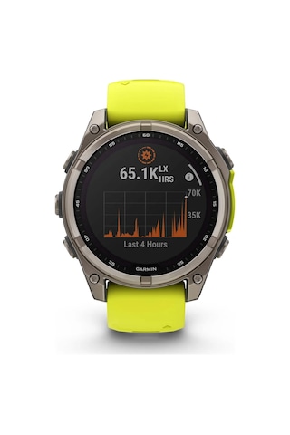 Garmin Fenix 8 - 47 MM Solar Sapphire DLC Titanyum Akıllı Saat (Distribütör Garantili)