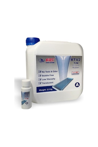 ARC - RTV-2 1.Sınıf Kalıp Silikonu 2,5 KG KIT ARC - RTV-2 1.Sınıf Kalıp Silikonu 2,5 KG KIT