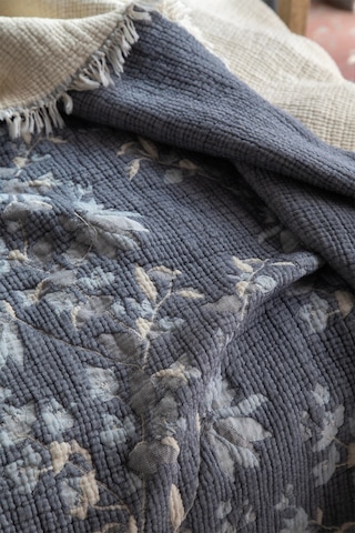 Apricitas Home Marbella İndigo Çift Kişilik Yatak Örtüsü Takımı İndigo