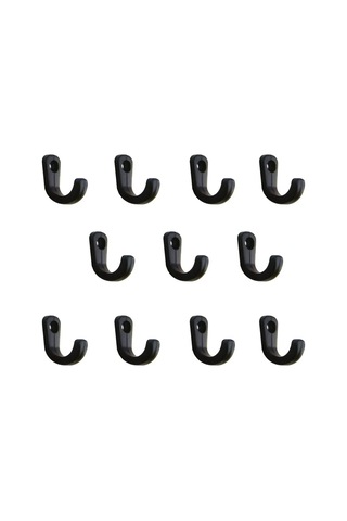 Magicool Tekli Bijuteri, Dekor Askısı - Siyah, 100 Adet, 10x18x22 Mm