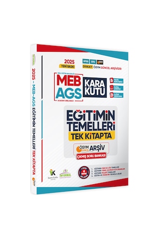 2025 Eğitim Bilimlerinin Kara Kutusu Tüm Dersler Tek Kitap Çıkmış Soru Bankası Dijital Çözüm