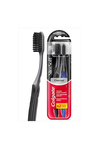Colgate  Mikro Ince Charcoal Hassas Temizlik Yumuşak Diş Fırçası 1 1