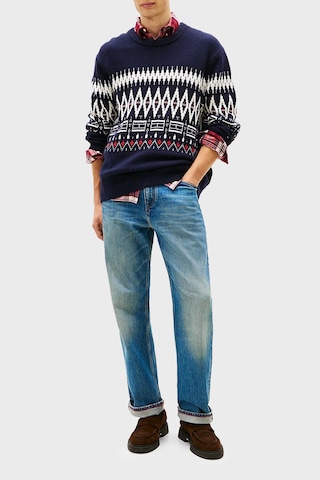 Tommy Hilfiger Erkek Kazak Mw0mw40844 0a4 Lacivert-beyaz Lacivert-beyaz