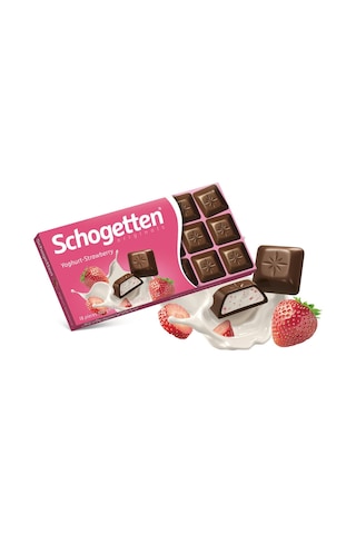 Schogetten Yoğurt Ve Çilek Aromalı 100 Gr Çikolata X 2 Adet
