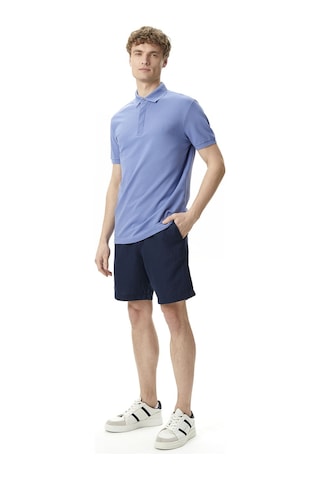 Nautica Erkek Mavi Slim Fit Kısa Kollu Polo Düz K35062t Mavi