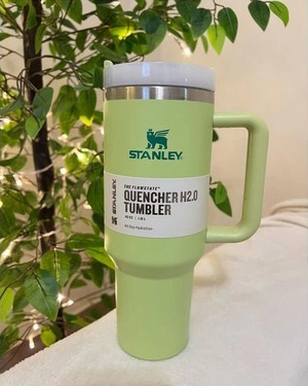 Stanley Quencher Pipetli Termos Bardak 1.18 Lt Adr Siyah - Yeşil Stanley Quencher Pipetli Termos Bardak 1.18 Lt Adr Siyah - Yeşil