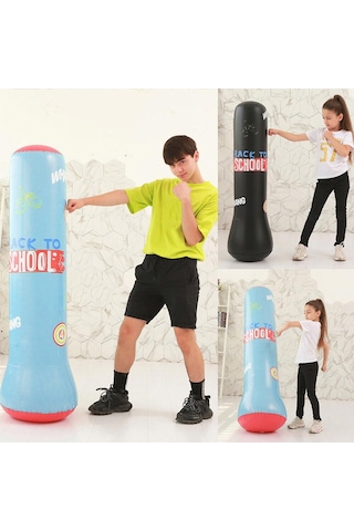 Sunup Sn-24275 Şişme Boks Fitness Antrenman Dikey Kum Torbası Pvc Diğer