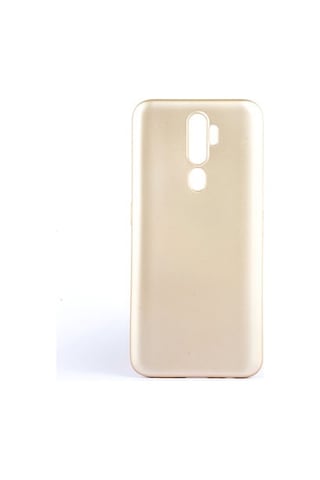 Oppo A9 2020 Kılıf Esnek Yapılı İnce Slim Silikon Kapak Ryc/premier Gold