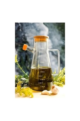 Askımo - Borosilikat Cam 900 Ml. Yağdanlık Muhtelif