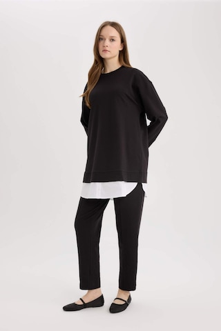 Defacto Harem Basic Düz Sweatshirt Kumaşı Pantolon D9363ax25spbk81 Siyah