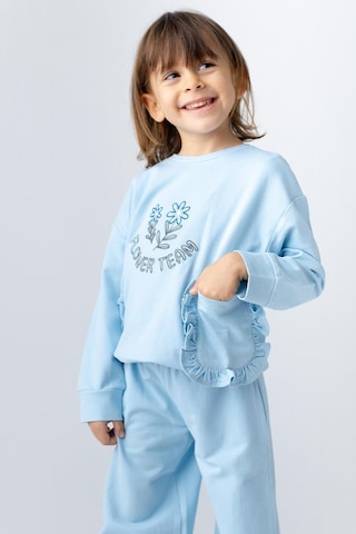 Zeyland Kız Çocuk Nakış Detaylı Sweatshirt-mavı Mavi