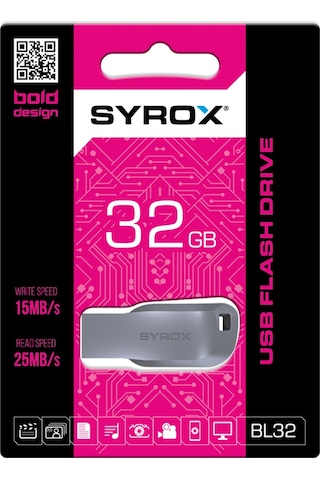 Syrox BL32 Bold Design 32 GB USB Bellek - USB Flash Drive