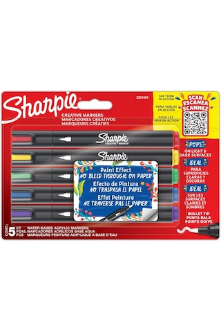 Creative Marker Akrilik Boya Kalemleri Yuvarlak Uçlu Su Bazlı Boya Kalemi Mürekkep Kağıda Geçirmez Ve Çoğu Y Genel