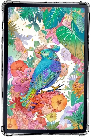Samsung Uyumlu Galaxy Tab S7 Fe Lte T730 T735 T737 Kılıf Darbelere Dayanıklı Şeffaf Kapak