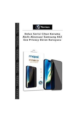 Delux Serisi Cihaz Koruma Akıllı Aksesuar Samsung Uyumlu A52 Eco Privacy Ekran Koruyucu