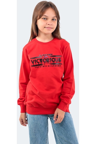 Slazenger DUNA IN Çocuk Kırmızı Sweatshirt
