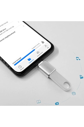 Ally Usb Type-C Dönüştürücü Otg Adaptör