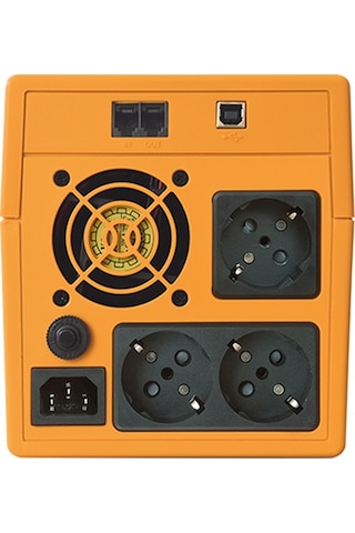 Makelsan Lion 1200 Va Line Interactive Lcd Ekran 2 x 7 Ah UPS Güç Kaynağı