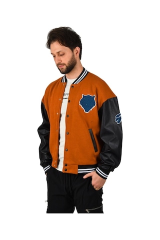 Deepsea Erkek Taba Kolej Yaka Mont 2304771 Taba