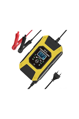 Ximistore9 Akıllı 12v 7a Şarj Cihazı - Araba, Motosiklet Ve Tekne Aküleri İçin 7 Aşamalı Şarj