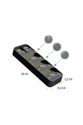 Decobella Kaşıklık Çekmece İçi Kaşıklık Dolap İçi Düzenleyici