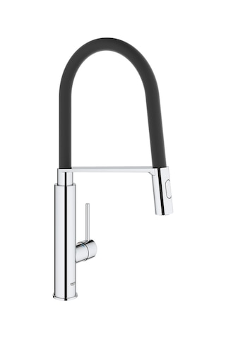Grohe Concetto Professional Tek Kumandalı Eviye Bataryası Siyah -