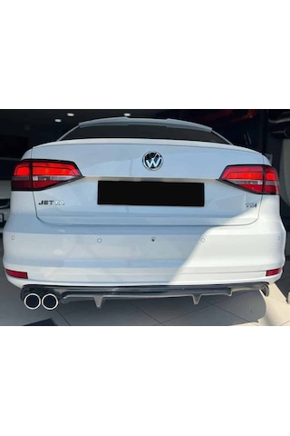 Vw Jetta Mk6 R Difüzör Difizör Plastik Parlak Siyah 2014 2015 2016 2017 2018 Arka-bodykit-ek-karlık