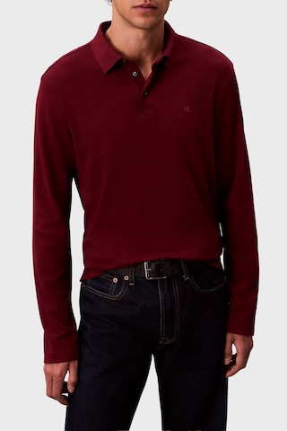 Calvin Klein Erkek Polo Yaka Sweat Lv040em909 Wcv Bordo Bordo