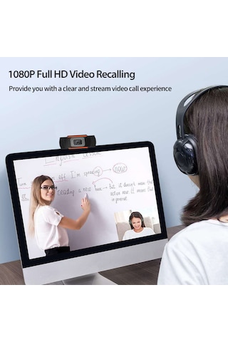 Maiyame "1080p Otomatik Odaklı Usb Web Kamerası - Gürültü Azaltmalı Mikrofonlu Laptop/pc İçin"