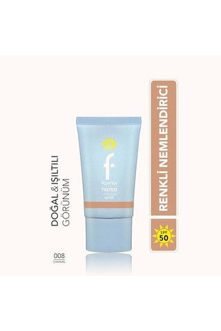 Sun Lovers Nemlendirici Etkili & Doğal Bitişli Renkli Güneş Koruyucu Spf50-008 Caramel