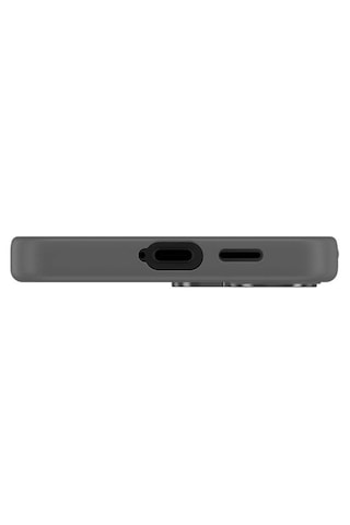 Galaxy S25 Kılıf M-safe Şarj Uyumlu Şeffaf Arka Yüzey Benks Magclap Tpu Çerçeve Kapak Gri