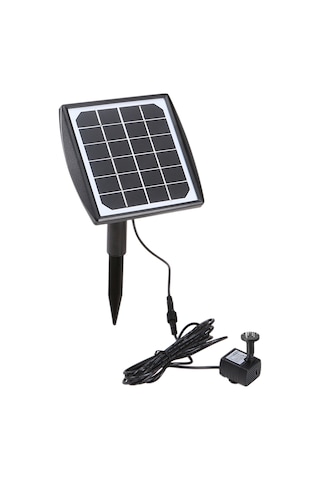 Yaozixa Güneş Enerjili 4 Fişli Fonten, Otomatik Başlangıç, 6v/2w, Kuş Havuzu/akvaryum/small Havuz, Su Döngüsü Ve Dekorasyon