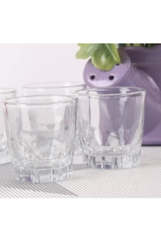 Cam 2'li Konik Shot Bardağı Soju Shot Bardakları Seti Aşk