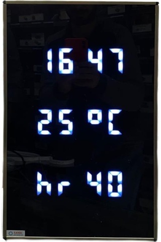Dijital Havuz Tabelası Kasa Ölçüsü: 25x40 Cm