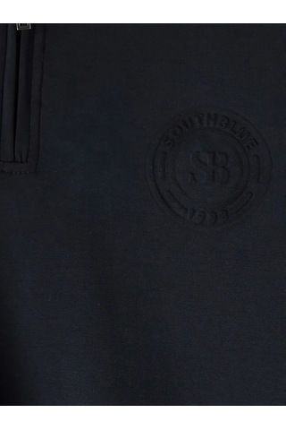 Lc Waikiki Antrasit Fermuarlı Dik Yaka Nakışlı Erkek Sweatshirt