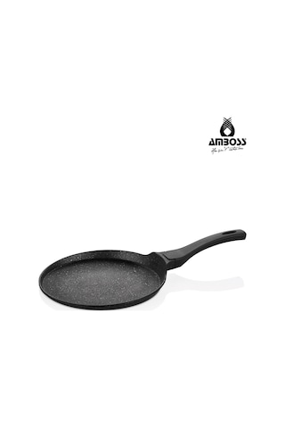 2 Parça 26 Cm Döküm Kek Kalıbı Krep Tava Seti Siyah