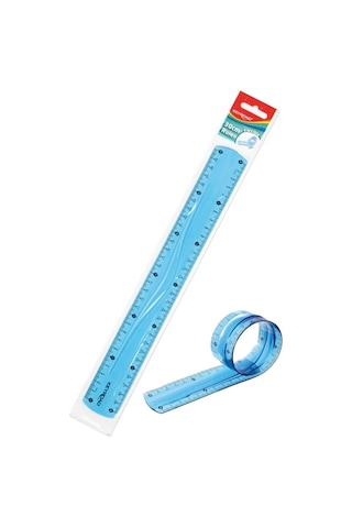 Keyroad Kırılmaz Cetvel 30 CM Mavi